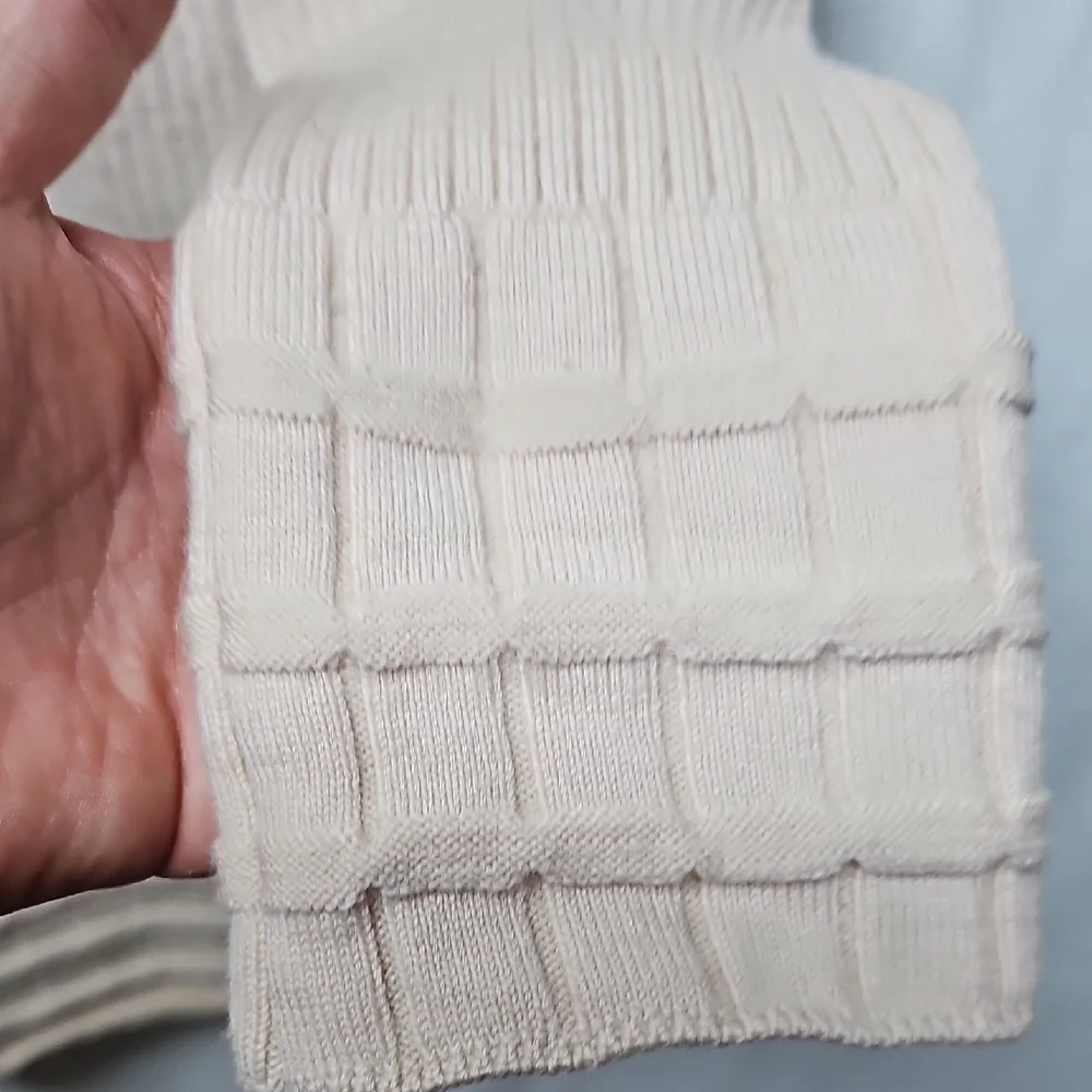 Tory Burch Beige Ribbed Cardigan - Picture 8 of 16